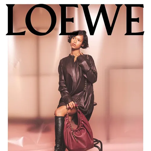 Taylor Russell Captured by David Sims for Loewe Fall Winter 2023