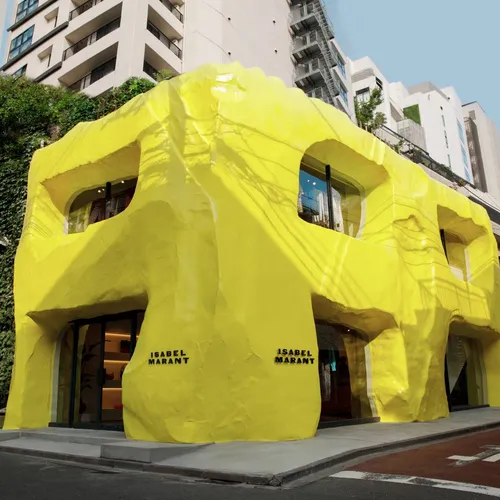 Flagship Isabel Marant Boutique in Tokyo Features a Volcanic Facade by Artist Yutaka Sone