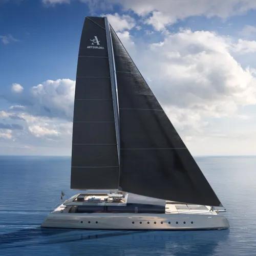 Perini Navi Launches S/Y Art Explorer with a Unique Onboard Exhibition