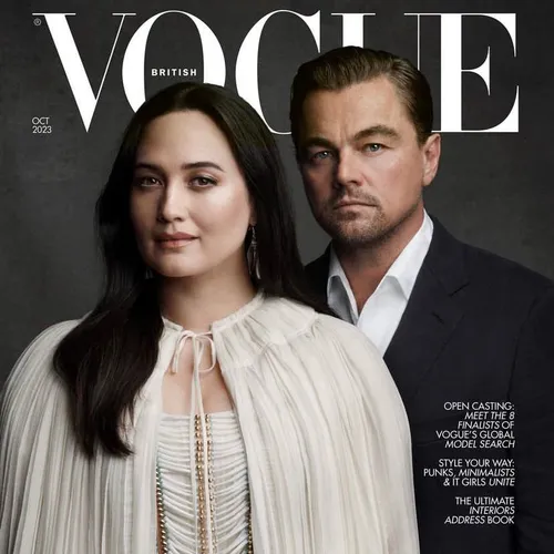 October Cover Kicks Off with Leonardo DiCaprio and Lily Gladstone in British Vogue