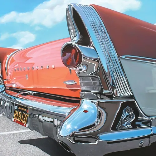 Sheryl Kelley: Blending Masculine Power and Feminine Grace in Vintage Car Art