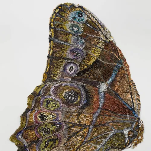 Rebecca Manson's Porcelain Butterfly: A Sculptural Marvel of Thousands of Clay Pieces