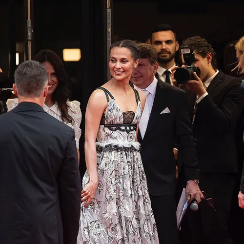 Alicia Vikander Honored at Karlovy Vary Film Festival in Louis Vuitton