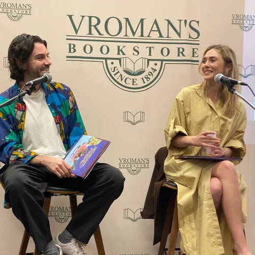 Elizabeth Olsen Debuts Children's Book 'Hattie Harmony: Worry Detective', Dressed in By Malene Birger, Lemaire and Marni