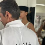 Irina Shayk Spotted Prior to the Alaia Fashion Show