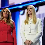 Melania Trump Chooses Republican Red to Support Her Husband at National Convention in Milwaukee