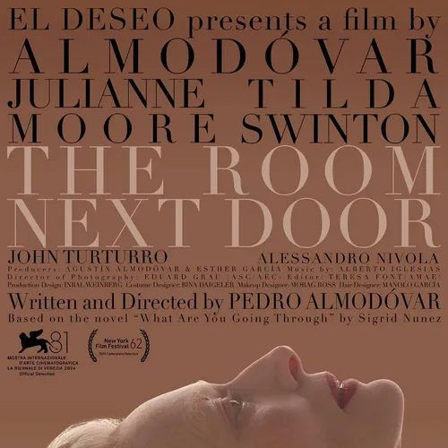 Pedro Almodóvar Unveils Poster for Venice Film Festival Highlight "The Room Next Door"